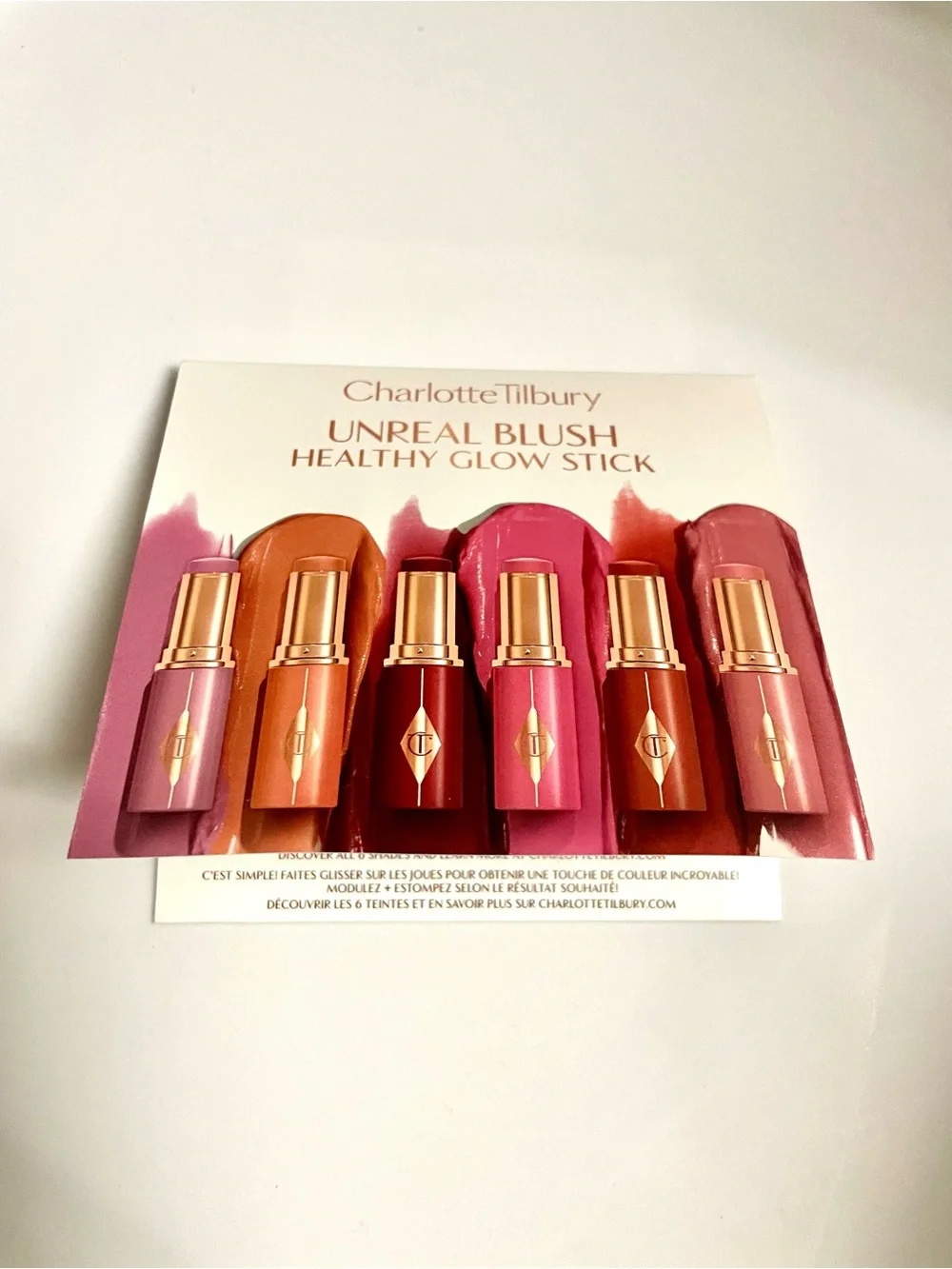 Charlotte Tilbury set of 4 blush shades deluxe sample NEW